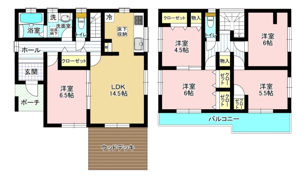 ◆駅近・徒歩8分・ゆとりの5LDK◆